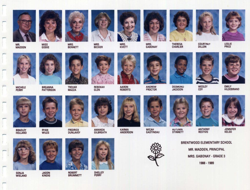 1988 89 Grade 3 Gabonay - Plainfield-Guilford Township Public Library