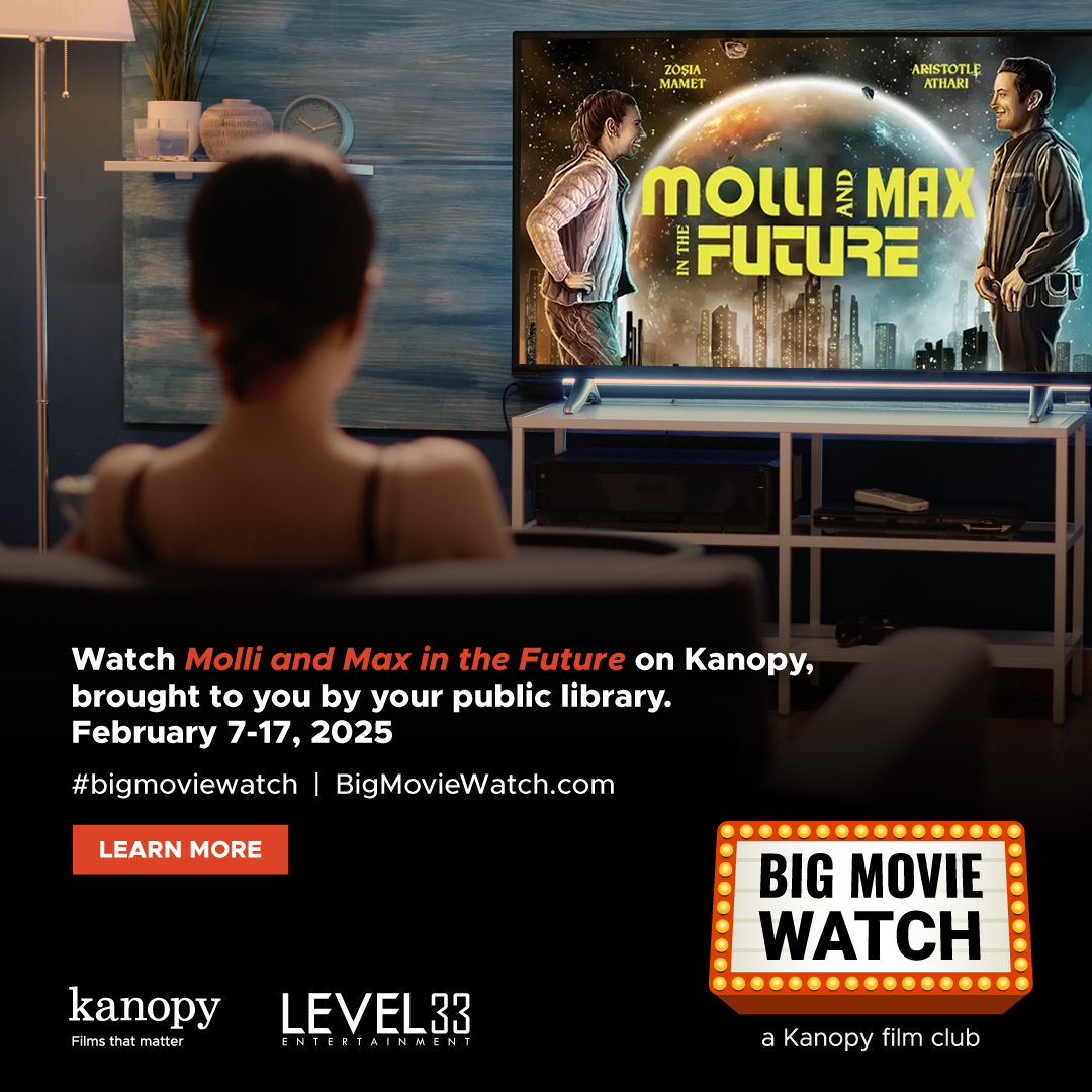 From February 7 through 17, Kanopy is hosting the movie Molli and Max in the Future